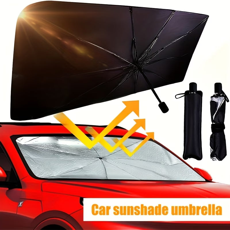 Tapa Sol Tipo Paraguas: Frescura Instantánea Para Todo Tipo De carros