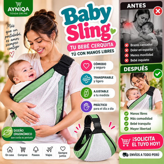 portabebé tipo mochila/arnés ergonómico - OFERTA