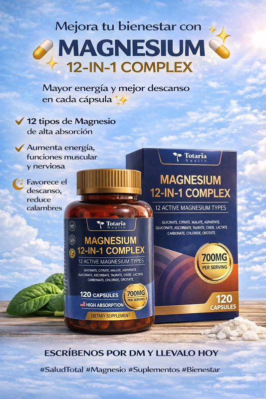 MAGNESIUM 12 IN 1 FORMAS ACTIVAS DE ALTA OBSERVACION