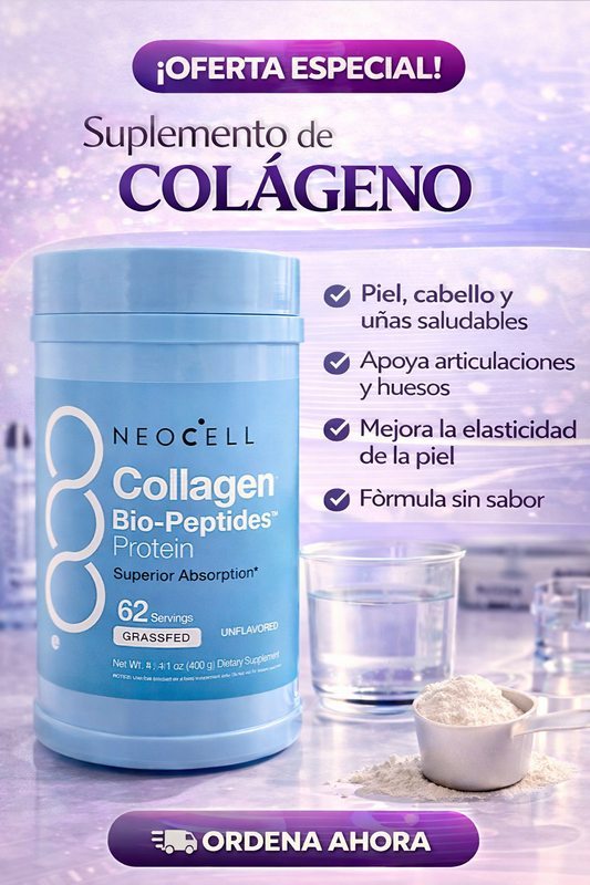 Biopéptidos de colágeno en polvo - OFERTA SOLO POR HOY 2X1✅