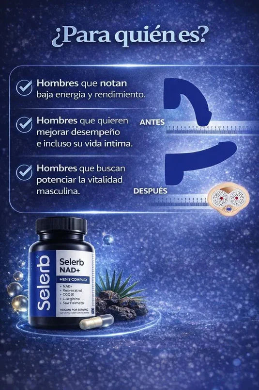 Selerb NAD + 60 Cápsulas - Fórmula Premium de vitalidad - OFERTA SOLO POR HOY