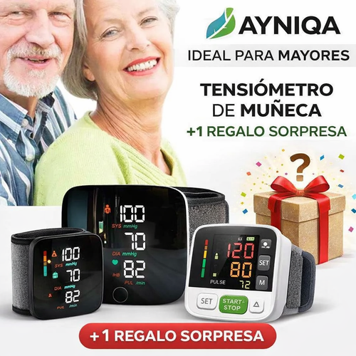 TENSIOMETRO DIGITAL DE MUÑECA + 1 REGALO SORPRESA🎁😮