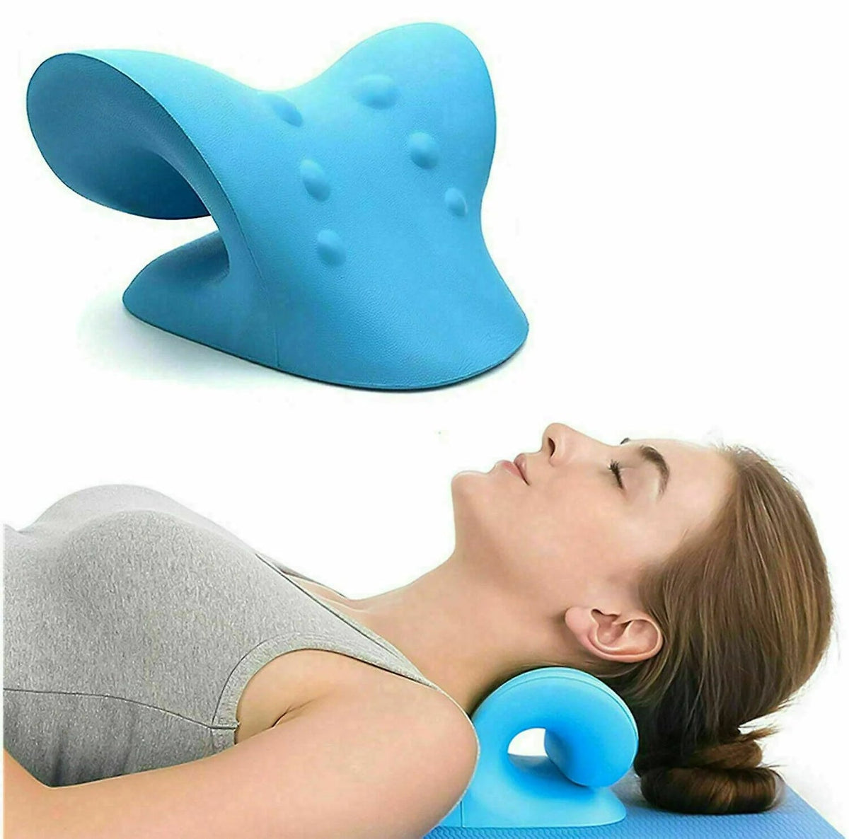 Almohada de tracción cervical -