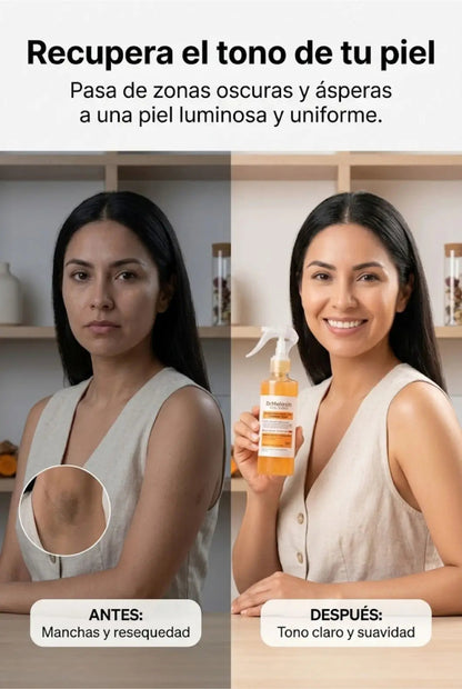Spray exfoliante iluminador