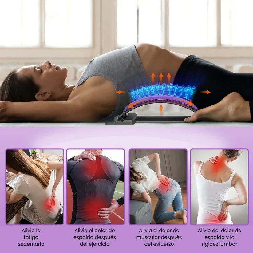 Alivio Lumbar Pro: Estirador Multinivel para Corregir Postura y Descomprimir Tu Columna en Minutos
