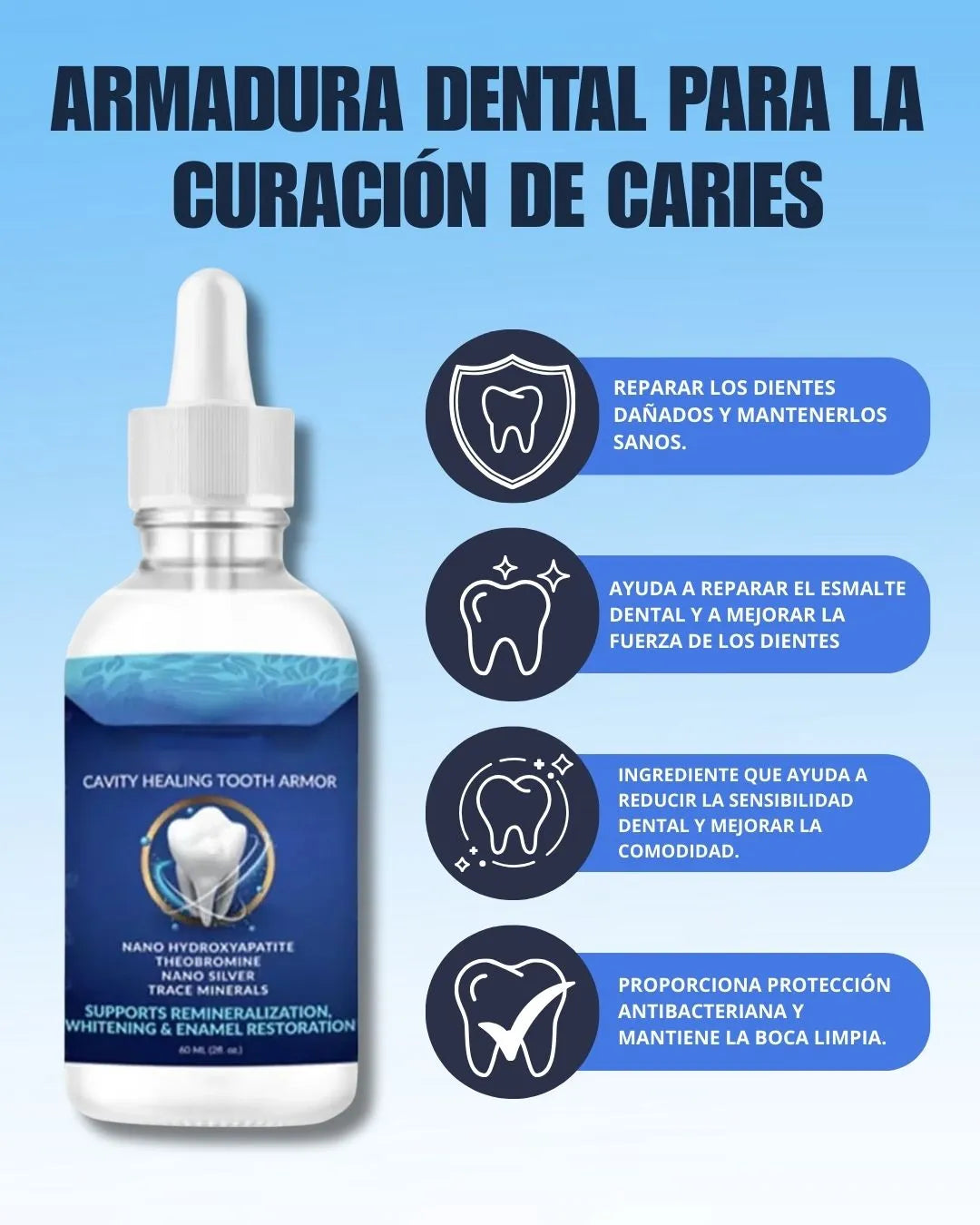 🫦🦷ARMADURA DENTAL TRUERELIEF-reparación de caries-reparación de esmalte🫦🦷