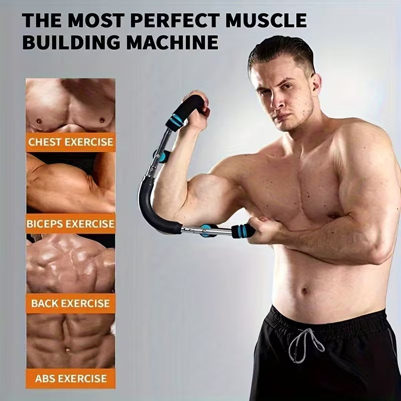💪Gimnasio Portátil para Biceps, Tríceps y Pecho - Sin Necesidad de Electricidad💪