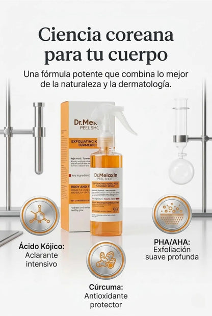 Spray exfoliante iluminador
