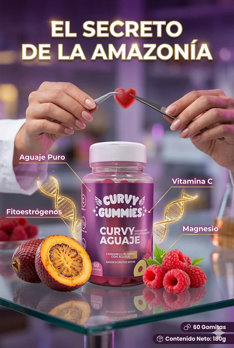 💖 CURVY GUMMIES GLUTEOS y PIERNAS MAS GRANDES🍑