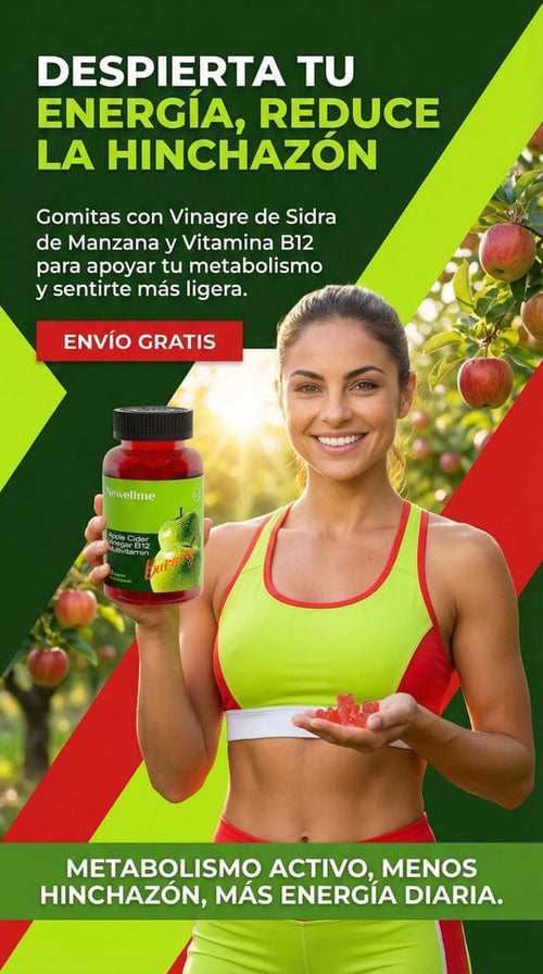 NEWELLME ® Gomitas de Zen, Epirulina y Vinagre de Manzana
