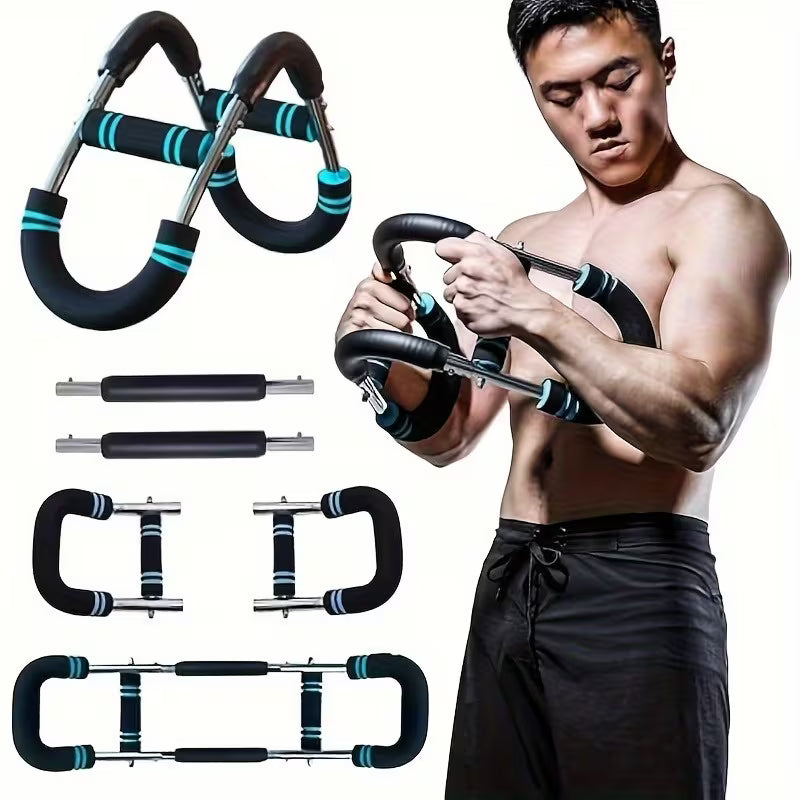 💪Gimnasio Portátil para Biceps, Tríceps y Pecho - Sin Necesidad de Electricidad💪