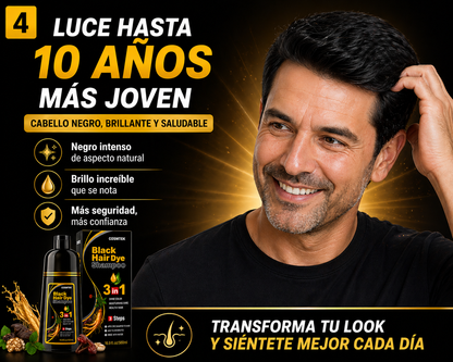 SHAMPOO TINTE CUBRE CANAS🎁 + 2 REGALOS SORPRESA🎁