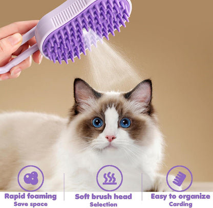 Cepillo a Vapor 3 en 1 + Rodillo Quita Pelos Bigan™