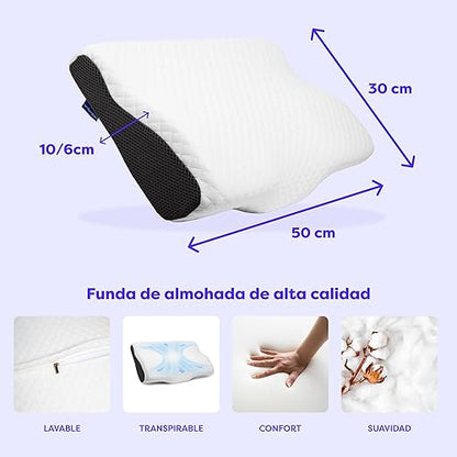 Almohada CerviLux™ - Redescubre el placer de despertar sin dolores