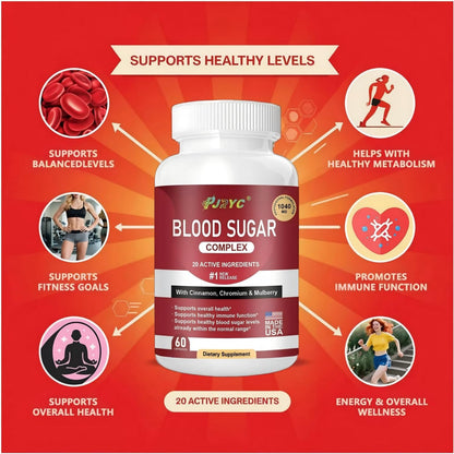 BLOOD SUGAR COMPLEX – CONTROL DEL AZUCAR EN LA SANGRE🩸OFERTA 3X1 SOLO POR HOY