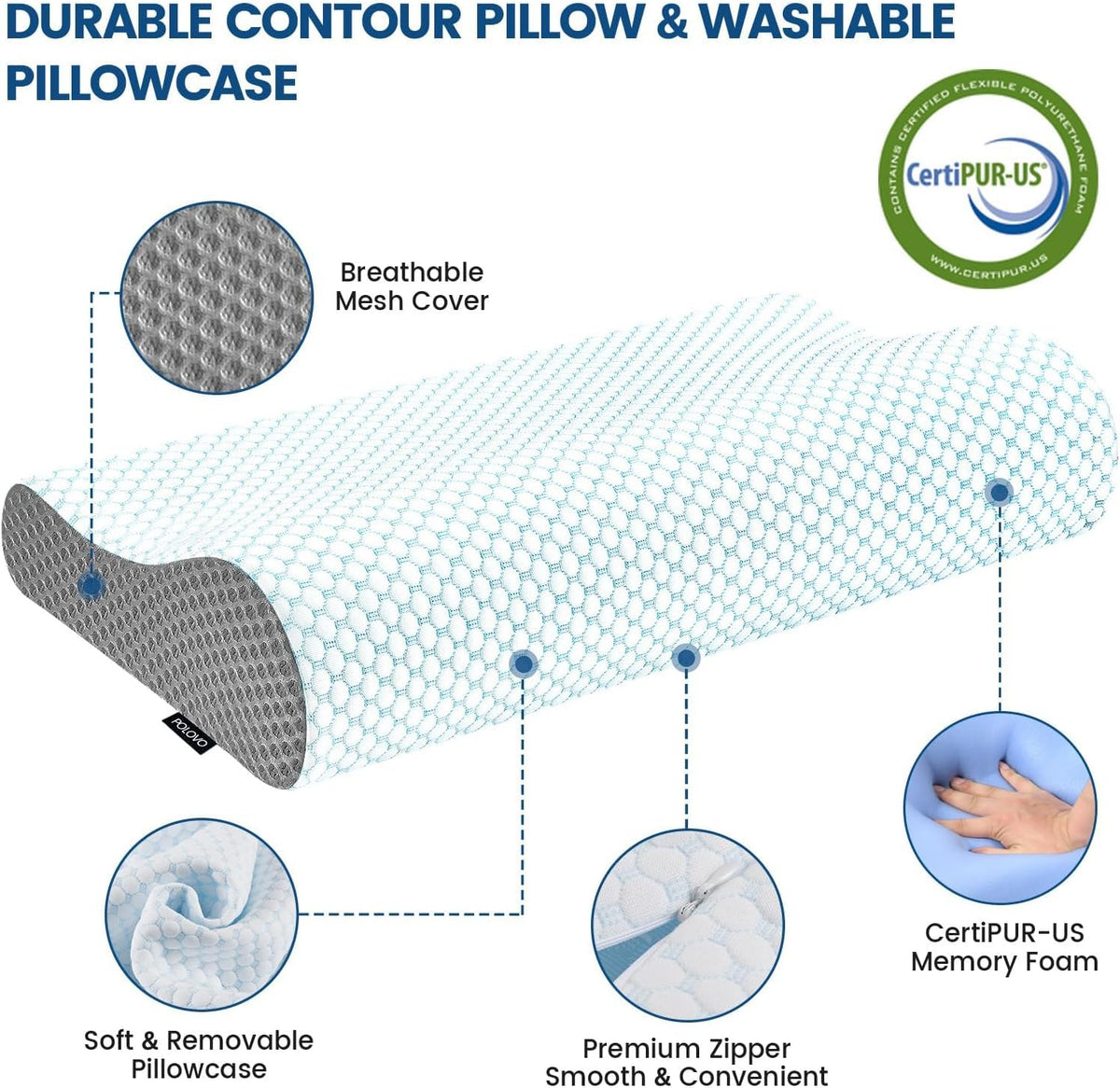 Almohada CerviLux™ - Redescubre el placer de despertar sin dolores