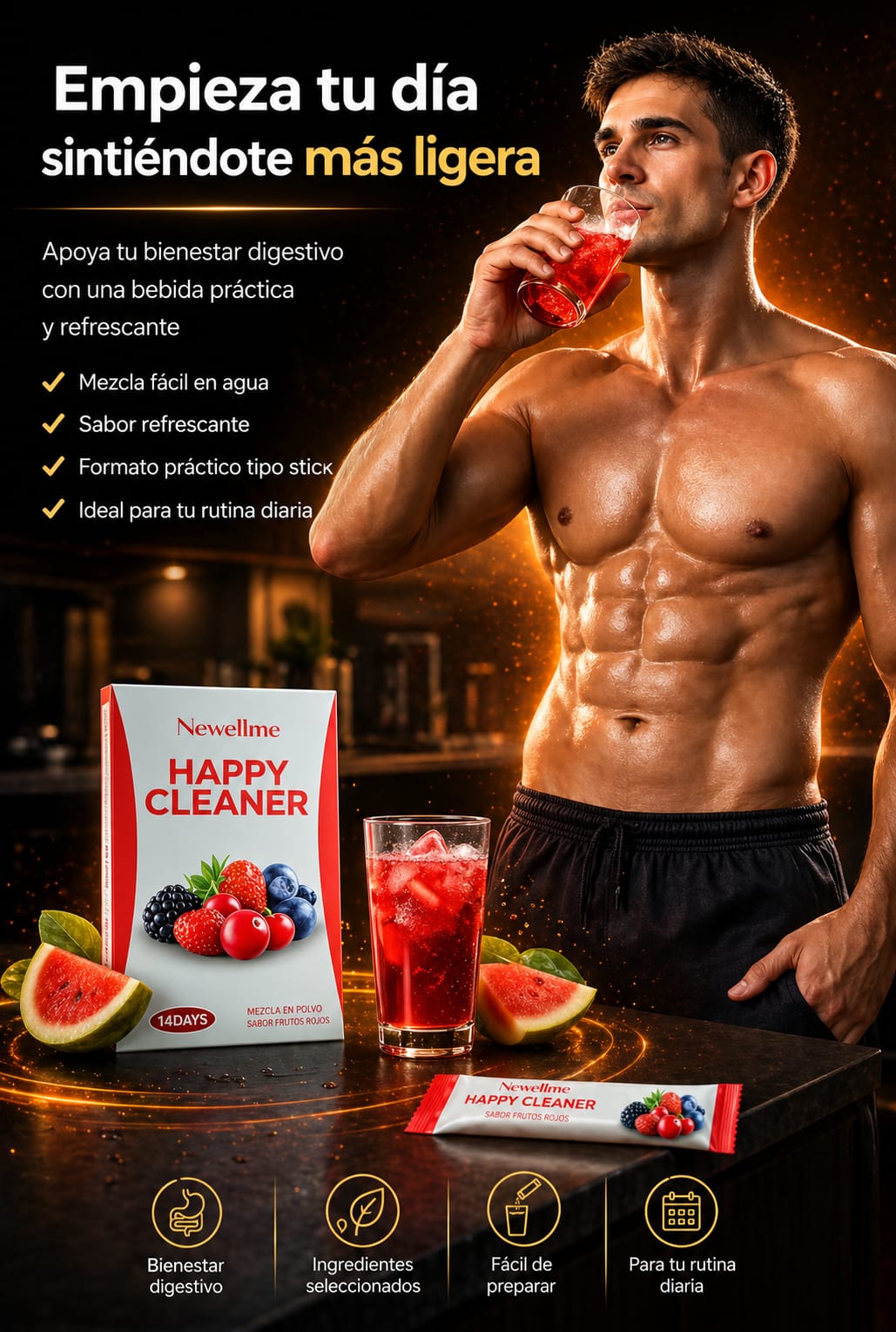 Happy Cleaner Original -🍉 Limpieza Digestiva Natural -OFERTA SOLO POR HOY 2X1