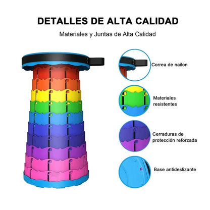 Asiento Portátil Plegable – Descanso inmediato