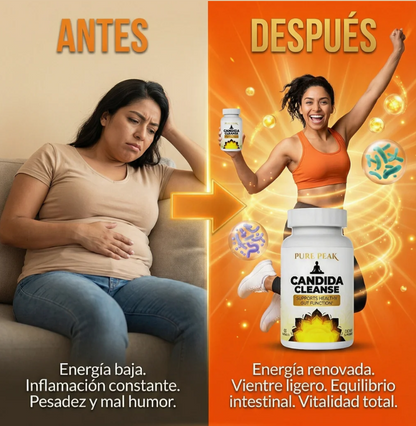 CANDlDA CLEANSE Limpia y equilibra el sobrecrecimiento de CANDlDA OFERTA 3X1 SOLO POR HOY