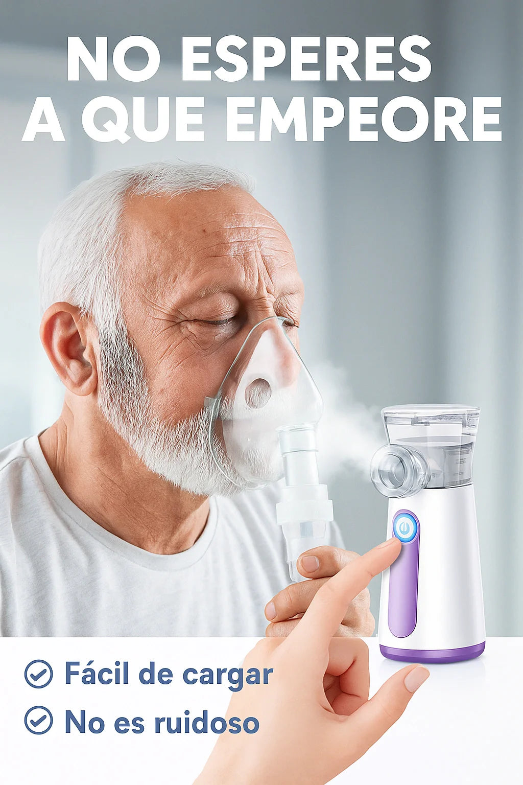 Nebulizador Portátil Pediátrico Y Adultos Y niños