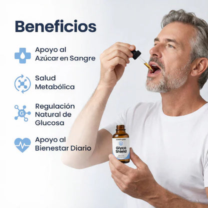 Glyco Shield® Tu Aliado Natural Para Estabilizar el Azúcar en Sangre OFERTA 2X1 SOLO POR HOY