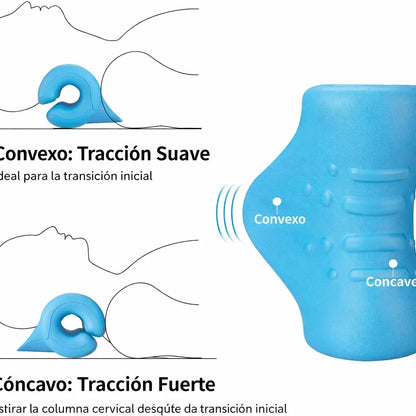 Almohada de tracción cervical -