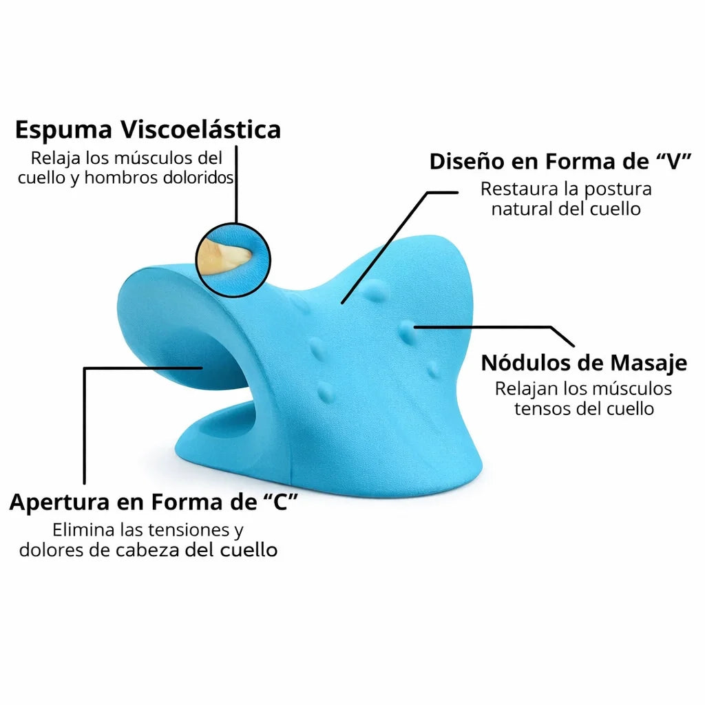 Almohada de tracción cervical -