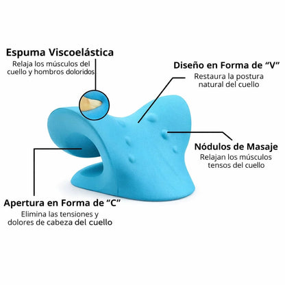 Almohada de tracción cervical -