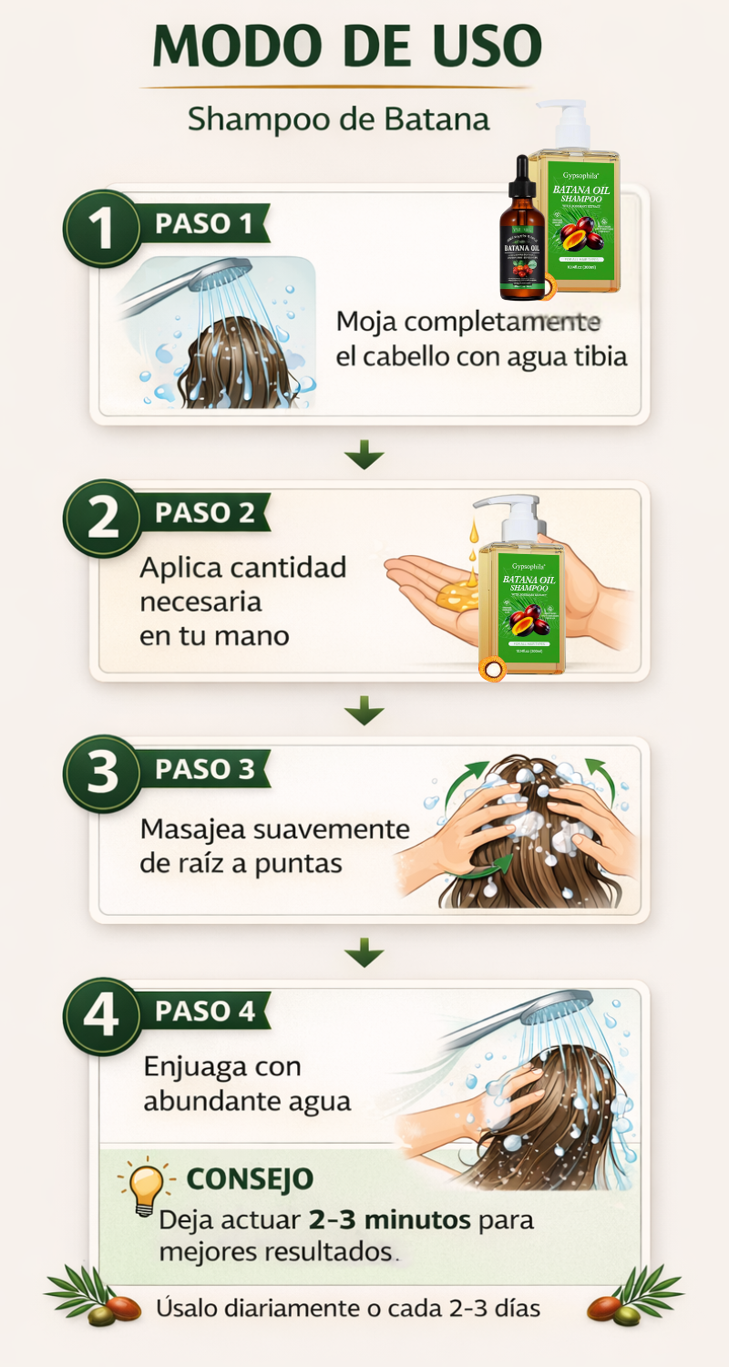 Combo Aceite De Batana + Shampoo de Batana Más brillo. Más vida para tu cabello