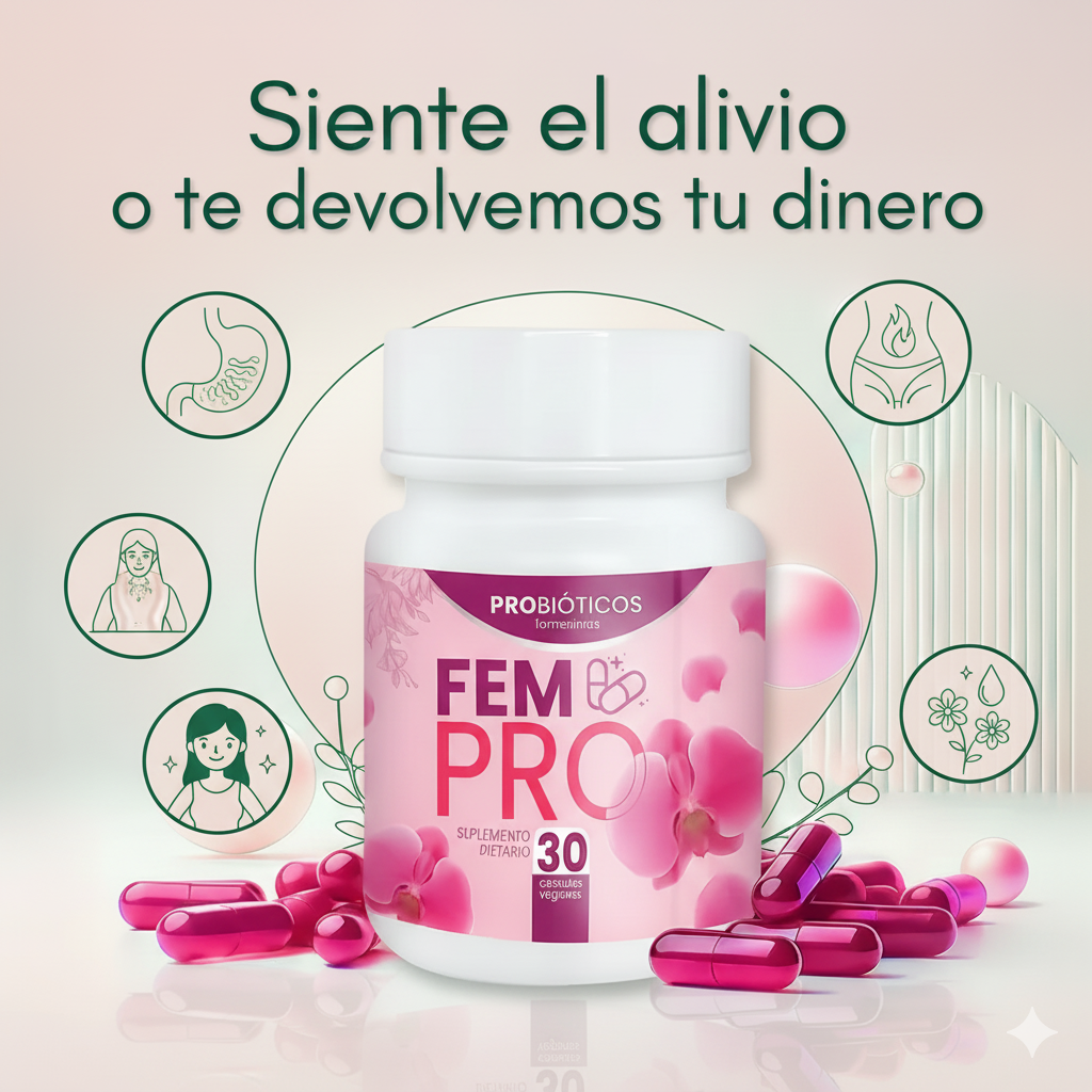 FEM PRO – PROBIÓTICOS FEMENINOS - OFERTA SOLO POR HOY