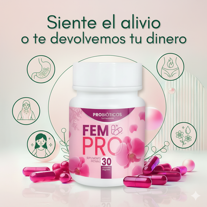 FEM PRO – PROBIÓTICOS FEMENINOS - OFERTA SOLO POR HOY