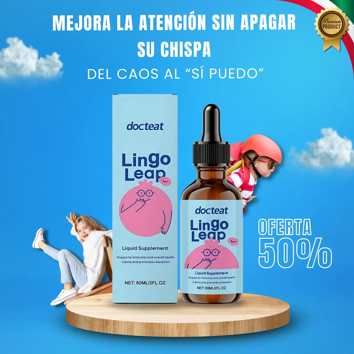 LINGO LEAP®️ GOTAS POTENCIA EL HABLA Y LA MENTE DE TUS NIÑOS