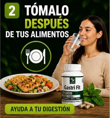 GASTRI-FIT MEJORA TU SALUD ESTOMACAL 100 UNIDADES - ORIGINAL -