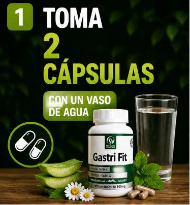 GASTRI-FIT MEJORA TU SALUD ESTOMACAL 100 UNIDADES - ORIGINAL -