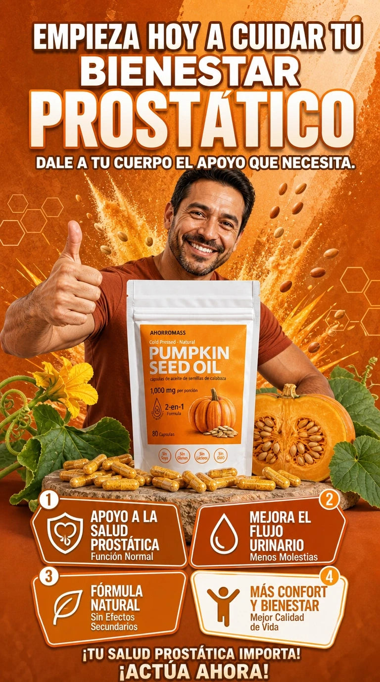 ACEITE DE SEMILLA DE CALABAZA -3000mg