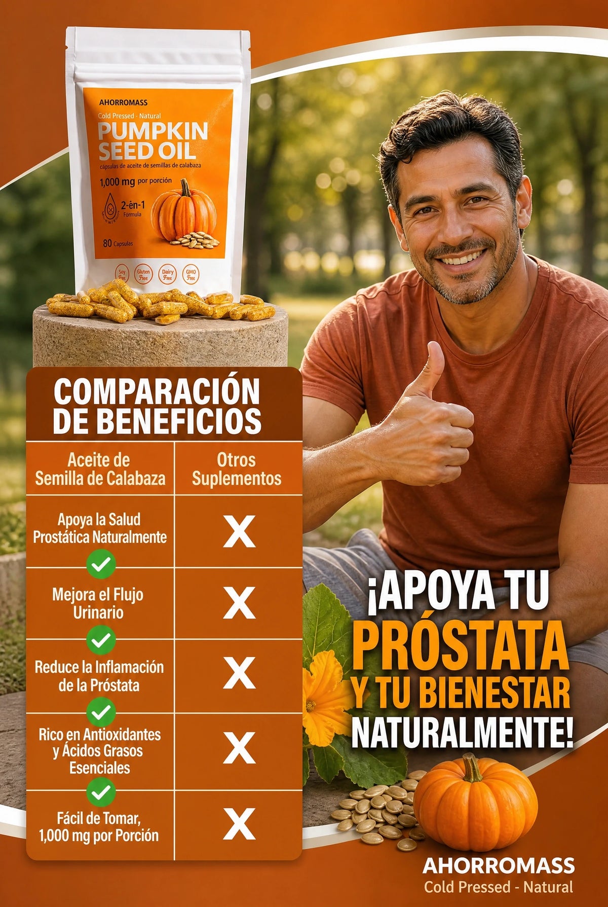 ACEITE DE SEMILLA DE CALABAZA -3000mg