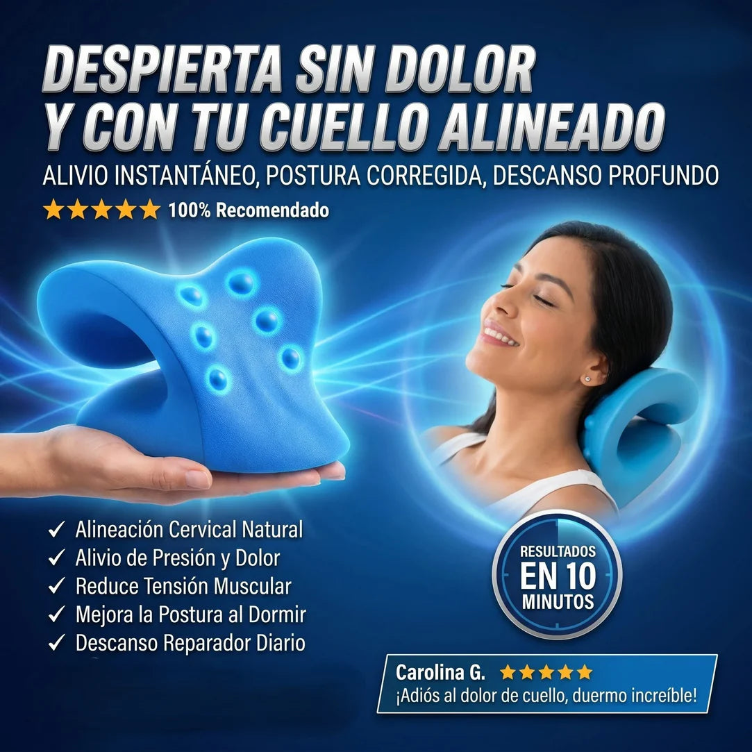 Almohada de tracción cervical -