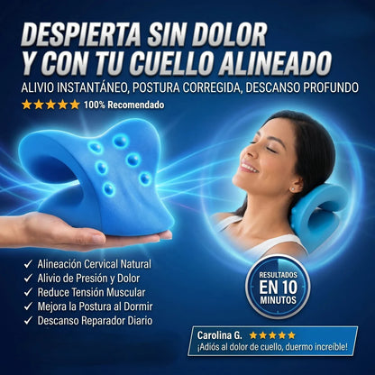 Almohada de tracción cervical -