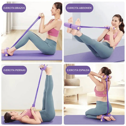 Banda Elástica para Tonificar Piernas, Glúteos y Abdomen + 😮1 REGALO DE SORPRESA 🎁