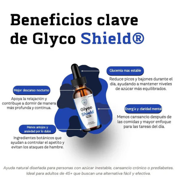 Glyco Shield® Tu Aliado Natural Para Estabilizar el Azúcar en Sangre OFERTA 2X1 SOLO POR HOY