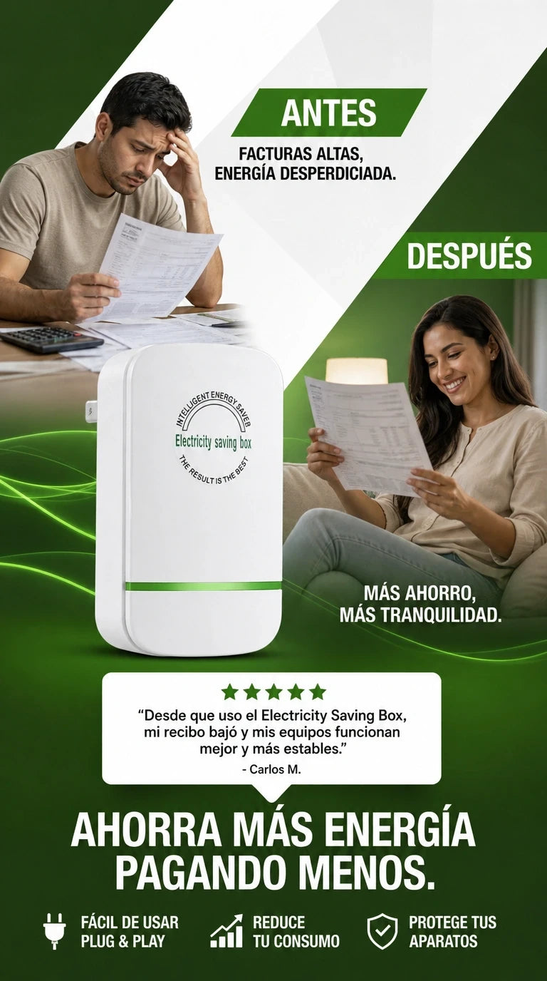 😱 AHORRADOR DE ENERGIA - Reduce tu Factura de Luz hasta un 40%