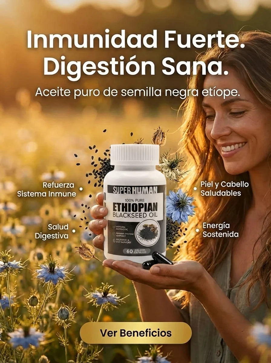 Aceite de semilla negra etíope puramente nutritiva, contiene naturalmente 4.64% de timoquinona, sin OMG, sin gluten, 60 unidades