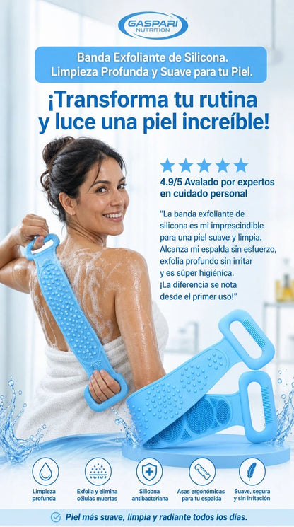 Cepillo Exfoliante de Silicona 5 EN 1