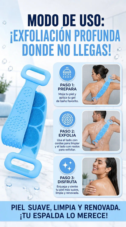 Cepillo Exfoliante de Silicona 5 EN 1