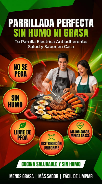 Sarten Coreano Antiadherente🔥Cocina sin que nada se pegue desde el primer uso