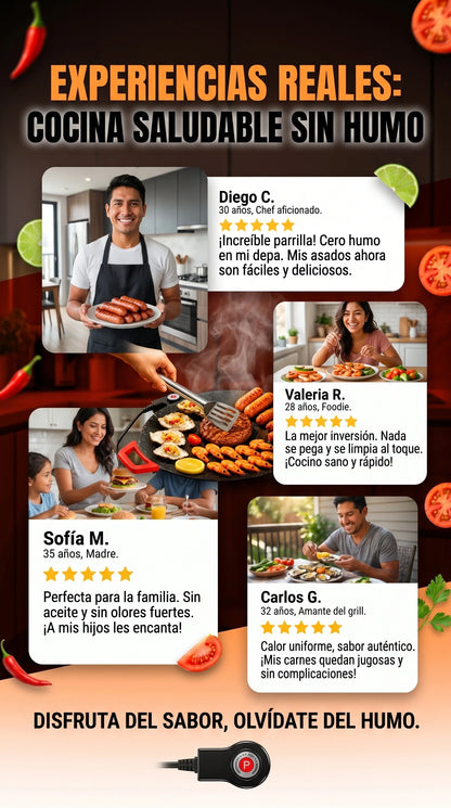 Sarten Coreano Antiadherente🔥Cocina sin que nada se pegue desde el primer uso