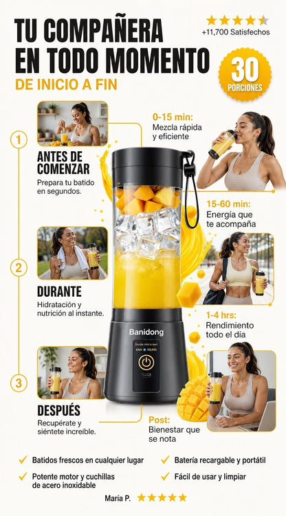 Licuadora portátil inalámbrica- PRO