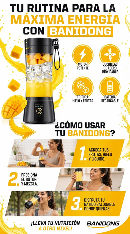 Licuadora portátil inalámbrica- PRO