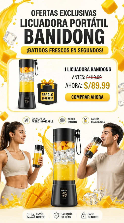 Licuadora portátil inalámbrica- PRO