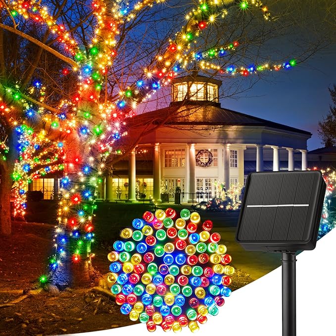 “Ilumina tu Navidad con Luces Solares sin cables ni consumo eléctrico”